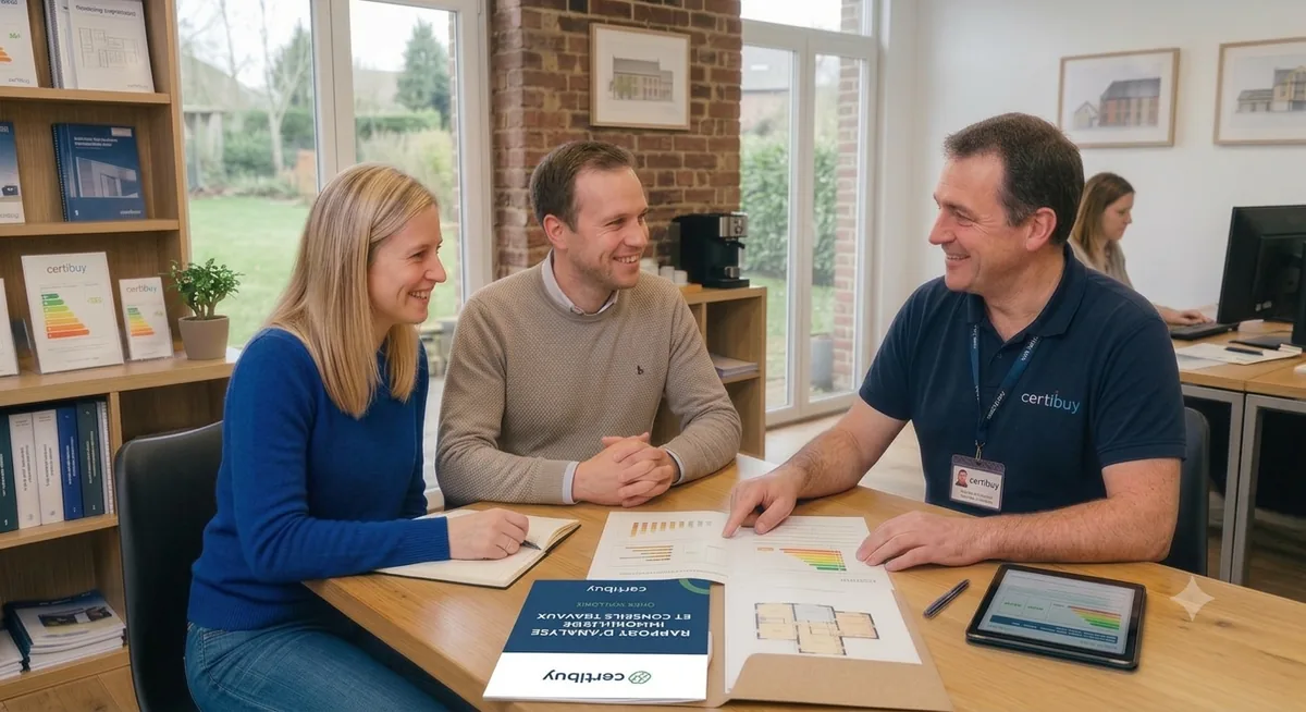 Débriefing après visite avec un couple — CertiBuy